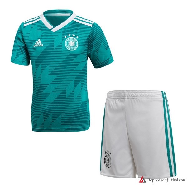 Camiseta Seleccion Alemania Niño Segunda equipación 2018 Verde